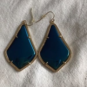 Blue Green Kendra Scott Earrings